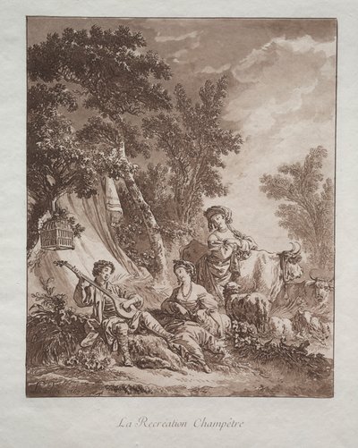 Venkovská rekreace, 1769. od Jean Baptiste Le Prince