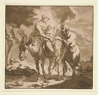 Útěk do Egypta od Jean-Baptiste Le Prince