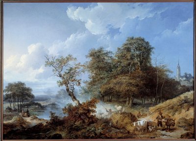 Anime scenérie. Obraz Jean-Baptiste Leprince (1734-1781) od Jean Baptiste Leprince