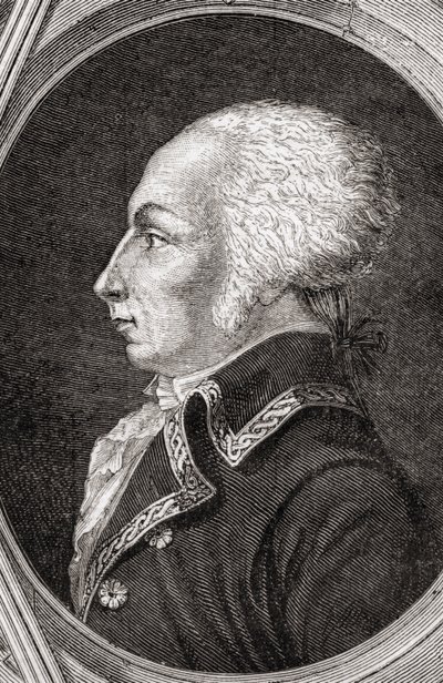 Francois Christophe Kellermann, vyrytý Pannemaker-Ligny, z „Histoire de la Revolution Francaise“ od Louise Blanca (1811-82) od Jean Baptiste Lienard