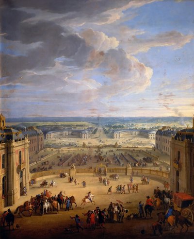 Královské stáje Grande Écurie v Château de Versailles od Jean Baptiste Martin