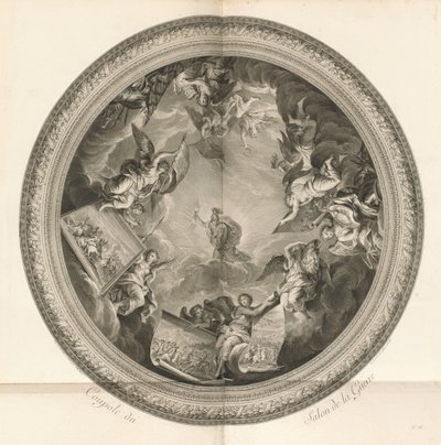 Cupola of the Salon de la Guerre (Kupola of the Salon of War) [pl. 35] od Jean Baptiste Masse