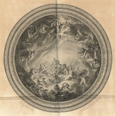 Kupole Salonu míru (Cupola of the Salon of Peace) [pl. 44] od Jean Baptiste Masse