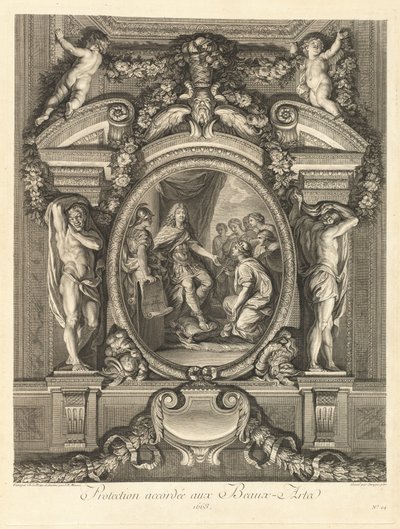 Ochrana udělená výtvarnému umění 1663 [pl. 24] od Jean Baptiste Masse
