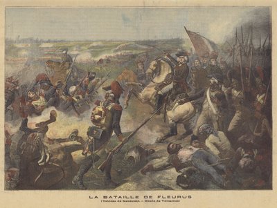 Bitva o Fleurus od Jean Baptiste Mauzaisse