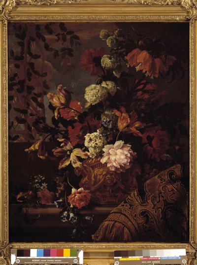 Květiny (olej na plátně) od Jean Baptiste Monnoyer