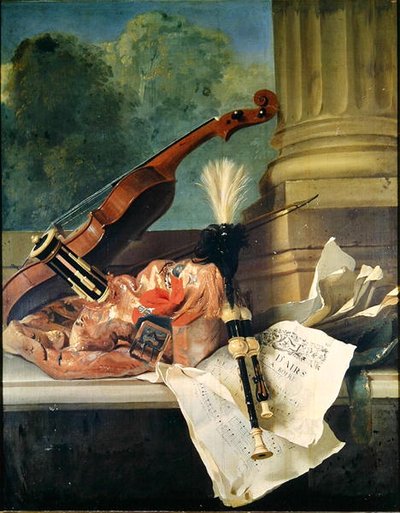 Atributy hudby od Jean Baptiste Oudry