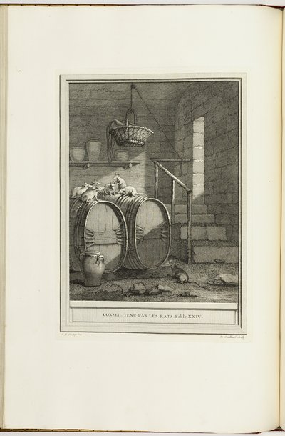 Ausgewählte Fabeln, in Versen gesetzt von Jean-Baptiste Oudry