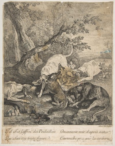 Hon na lišku, 1736. od Jean Baptiste Oudry