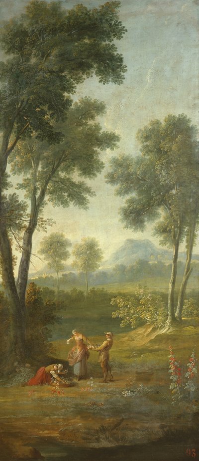 Prodejce květin (vůně) 1749 od Jean Baptiste Oudry