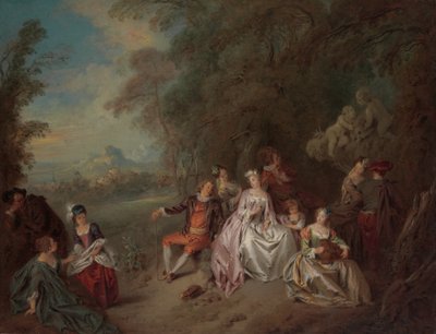 Country koncert, ca. 1734. od Jean Baptiste Pater