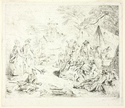 Halte de Soldates od Jean Baptiste Pater