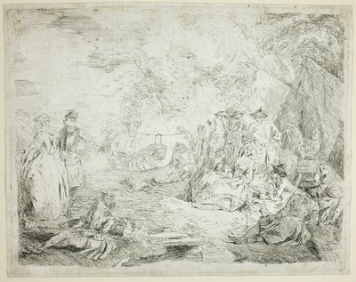 Odpočinek vojáků od Jean Baptiste Pater