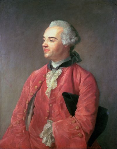 Portrét Jacquese Cazotte od Jean Baptiste Perronneau