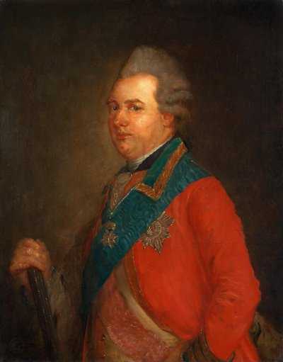 Portrét prince Charlese Hesensko-Kasselského 1744-1836. od Jean Baptiste Perronneau
