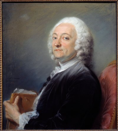Portrét malíře Huberta Drouaise (1699-1767) Pastelový obraz Jean-Baptiste Perroneau (Jean Baptiste Perronneau) (1715-1783) 1754 Slunce: 0,64x0,57 m Orleans, musee des Beaux Arts - Portrét malíře Huberta (1699-1767). pastelová malba b od Jean Baptiste Perronneau
