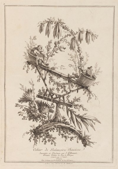 Zápisník Chinese Swings od Jean Baptiste Pillement