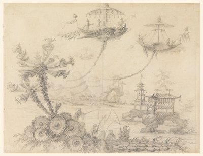 Chinoiserie Fantasy od Jean Baptiste Pillement