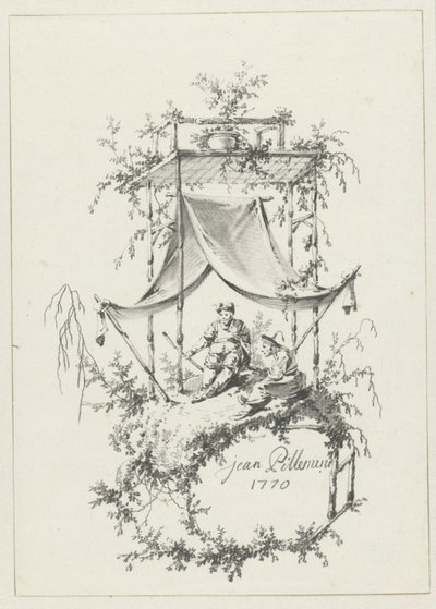 Kompozice ve stylu Chinoiserie od Jean Baptiste Pillement