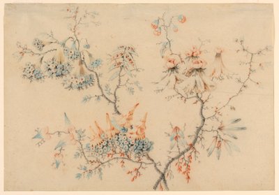 Kresba, Kvetoucí větve, 1775-1800 od Jean Baptiste Pillement