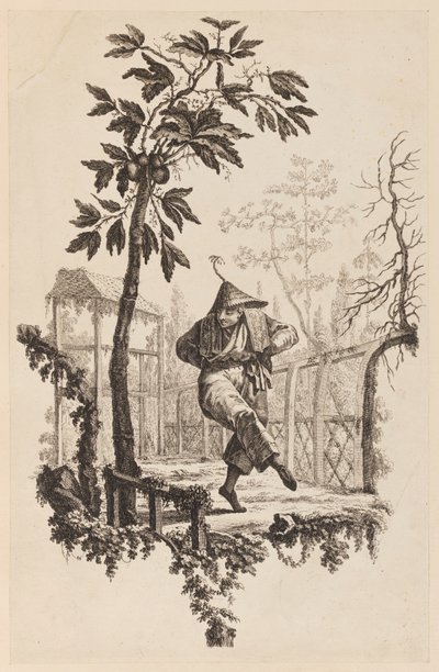 Postava pod Boughem od Jean Baptiste Pillement