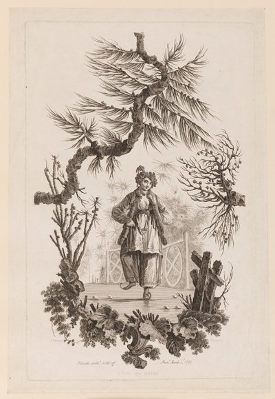 Postava pod Boughem od Jean Baptiste Pillement