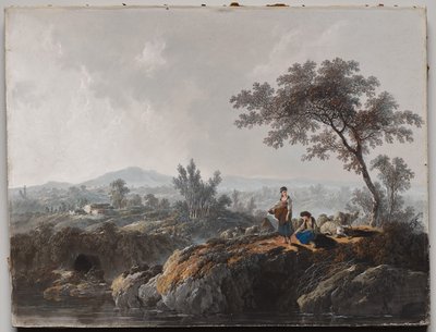 Pastýři v krajině od Jean Baptiste Pillement