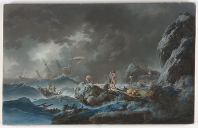 Vrak lodi od Jean Baptiste Pillement