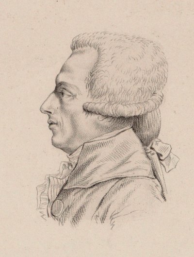 Portrét houslisty a skladatele Niccola Mestrina 1748-1789. od Jean Baptiste Ponce Lambert