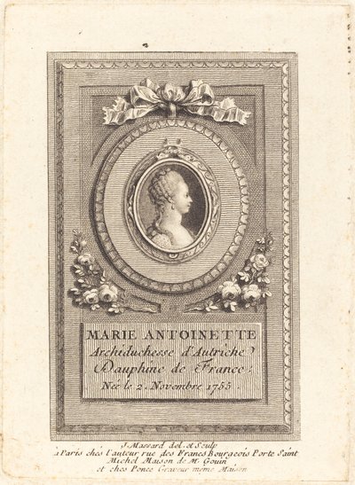 Marie Antoinetta od Jean Baptiste Raphael Urbain Massard