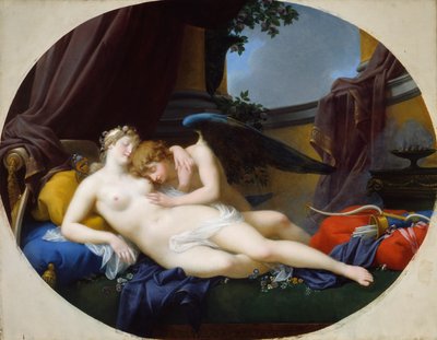 Amor a Psyché od Jean Baptiste Regnault