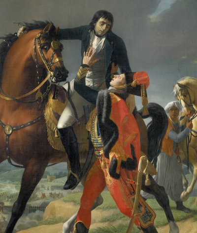Smrt generála Louise Charlese Antoina Desaixe v bitvě u Marenga 14. června 1800 od Jean Baptiste Regnault