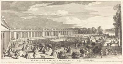 Pohled na Chateau de Trianon ze strany Parteru od Jean Baptiste Rigaud