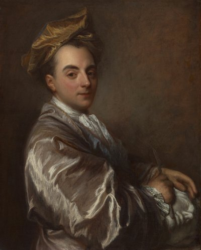 Portrét sochaře od Jean Baptiste Santerre
