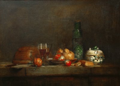 Mísa s olivami od Jean Baptiste Simeon Chardin