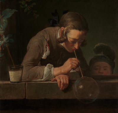 Mýdlové bubliny, ca. 1733-34. od Jean Baptiste Simeon Chardin
