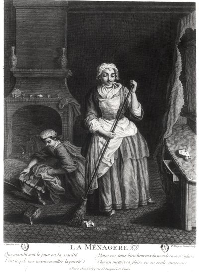Hospodyně od Jean Baptiste Simeon Chardin