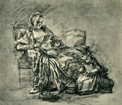 The Letter, polovina konce 18. století, 1943. od Jean Baptiste Simeon Chardin