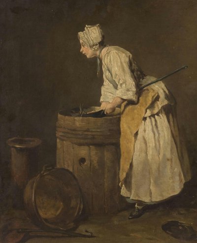 Uklízečka od Jean-Baptiste Simeon Chardin