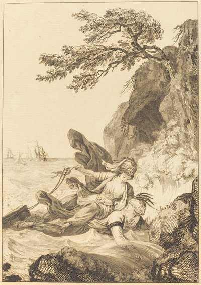 Snoubenka krále Garbe: Kazeta od Jean Baptiste Tilliard after Charles Monnet