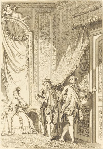 Skvělý od Jean Baptiste Tilliard after Jean Honoré Fragonard