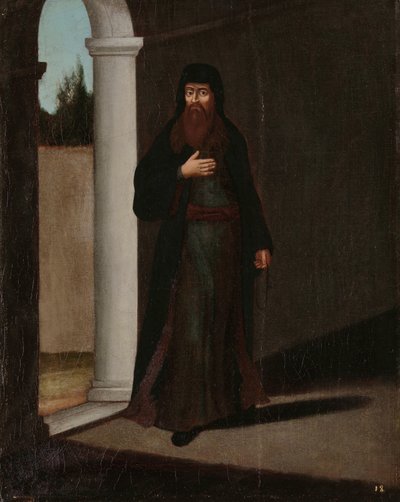 Řecký kněz od Jean Baptiste Vanmour (workshop of)