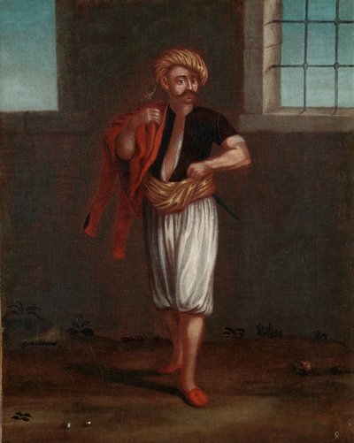 Albánský námořník od Jean Baptiste Vanmour (workshop of)
