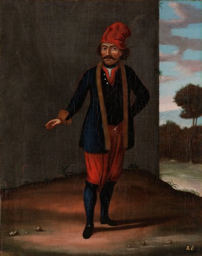 Muž z ostrova Kithnos (Thermia) od Jean Baptiste Vanmour (workshop of)