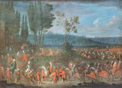 Velvyslanecký průvod od Jean Baptiste Vanmour