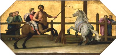 Achillova výchova: lekce jízdy na koni, 17. století od Jean Baptiste de Champaigne