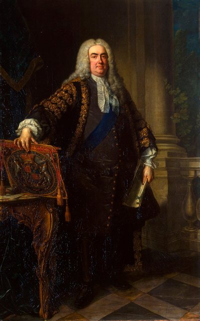 Portrét sira Roberta Walpolea, prvního hraběte z Orfordu, 1676-1745, 1740. od Jean Baptiste van Loo