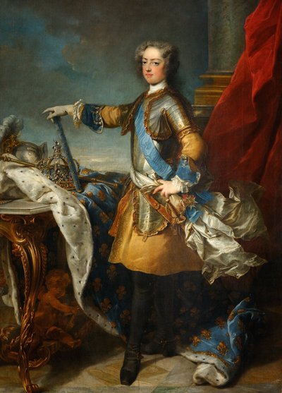 Portrét krále Ludvíka XV. 1710-1774, cca 1723-1724 od Jean Baptiste van Loo