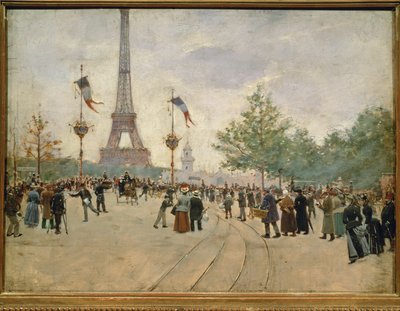 Vstup na Světovou výstavu v Paříži ... od Jean Beraud