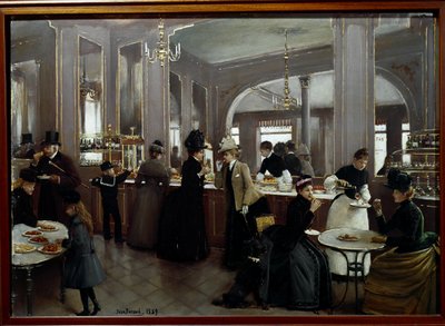 Gloppe cukrárna od Jean Beraud